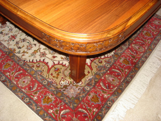 French Art Nouveau walnut Dining Table