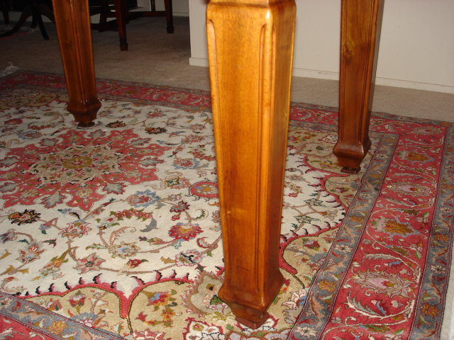 French Art Nouveau walnut Dining Table