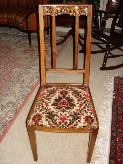 French Art Nouveau chairs