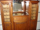 Art Nouveau Oak Breakfront