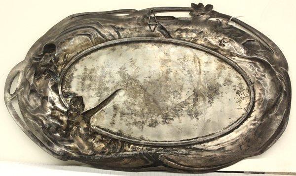 Art Nouveau silvered tray, WMF