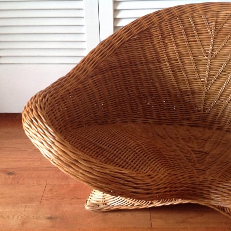 Mid Century Wicker Chair