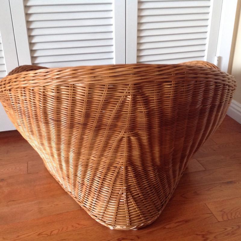 Mid Century Wicker Chair