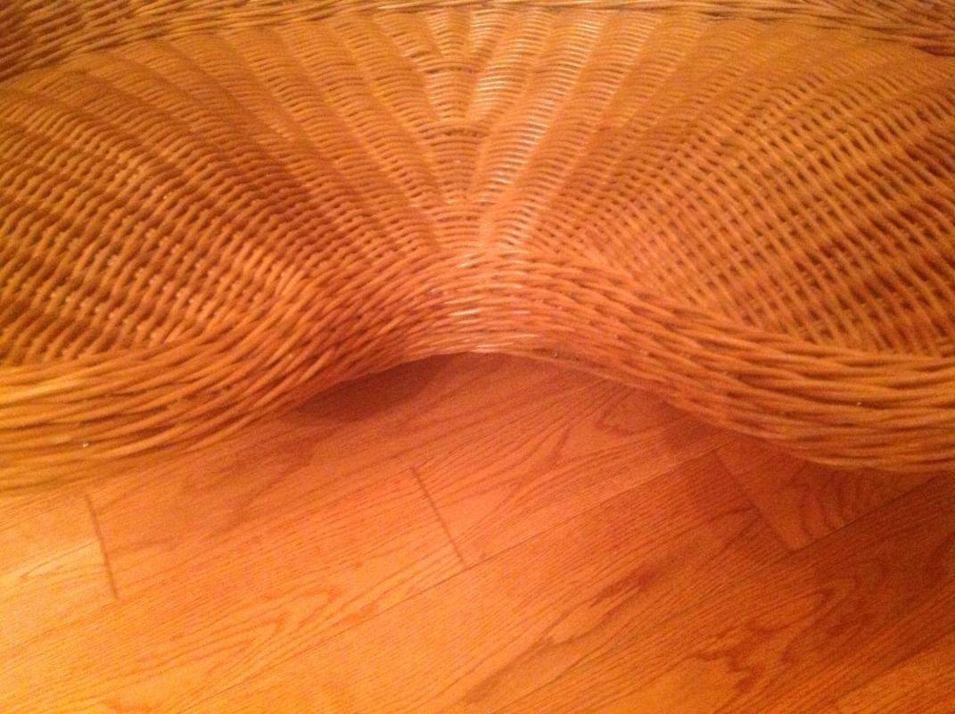 Mid Century Wicker Chair
