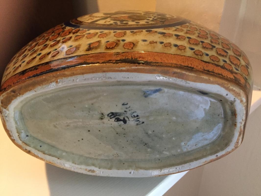 Salvador Vasquez Tonala pottery Bottle Vase