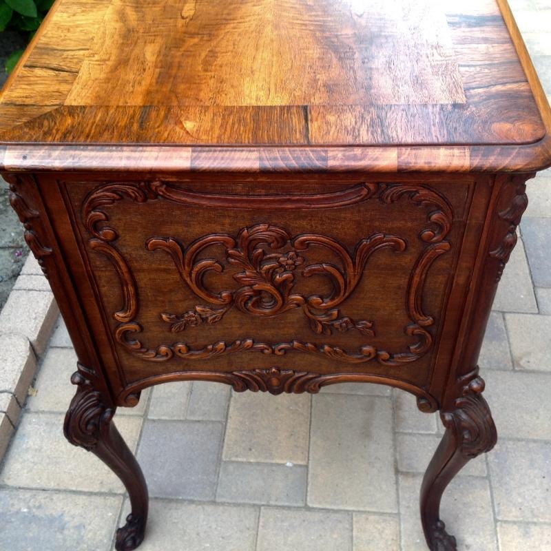 Louis XV Provincial Oak Desk