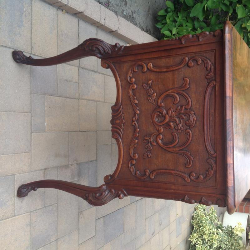 Louis XV Provincial Oak Desk