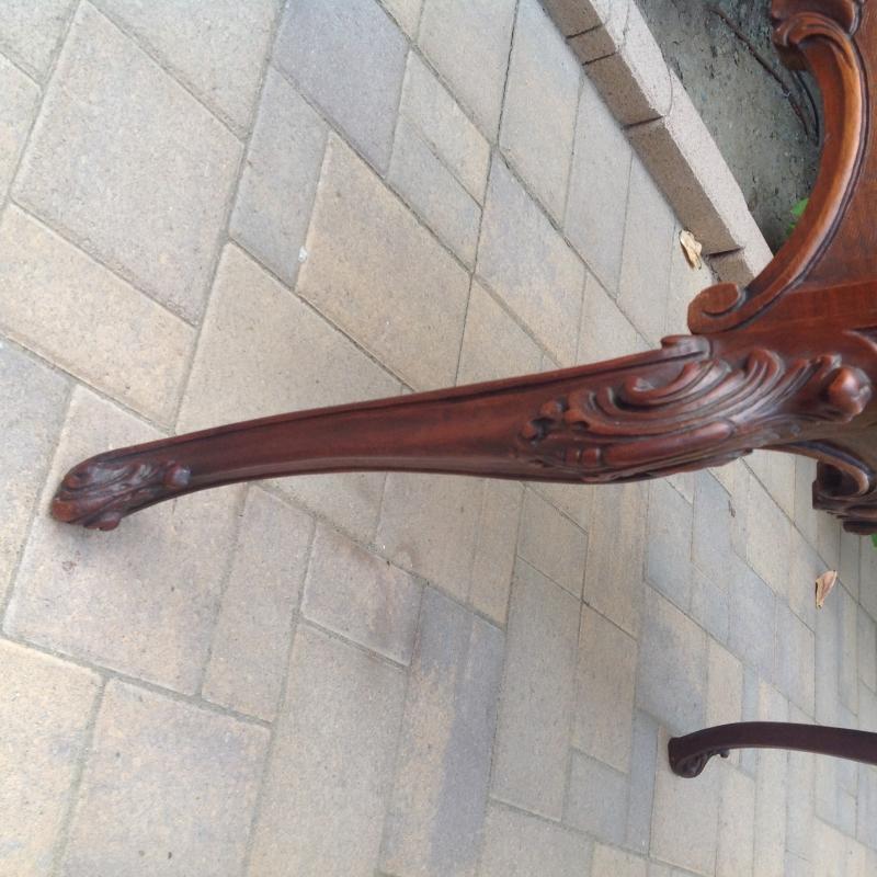 Louis XV Provincial Oak Desk
