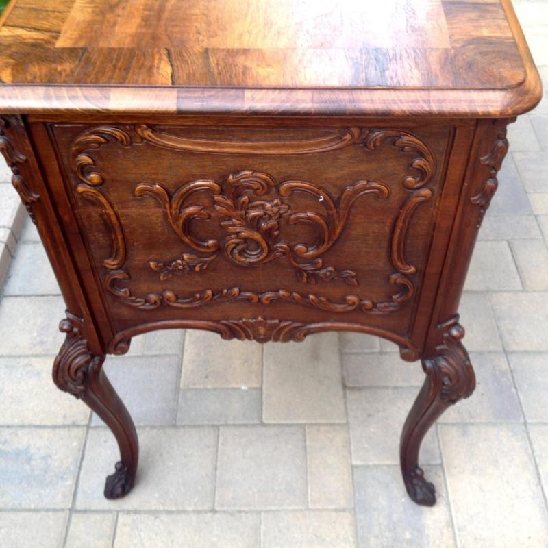 Louis XV Provincial Oak Desk