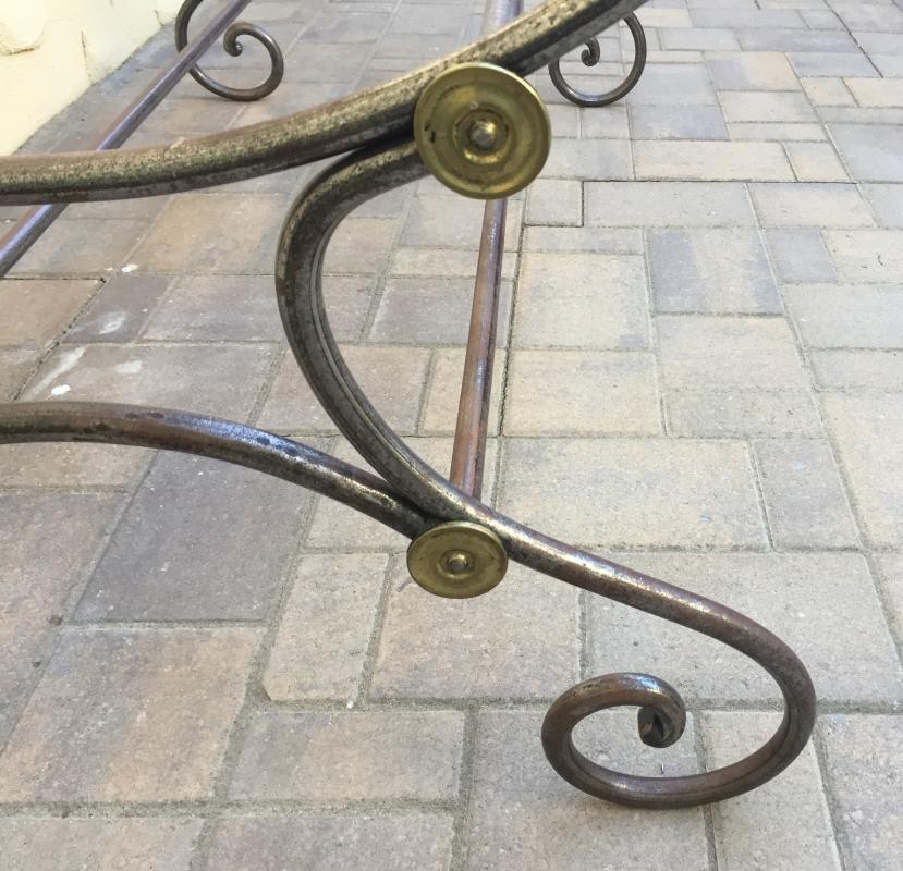 French Butcher's dining table base