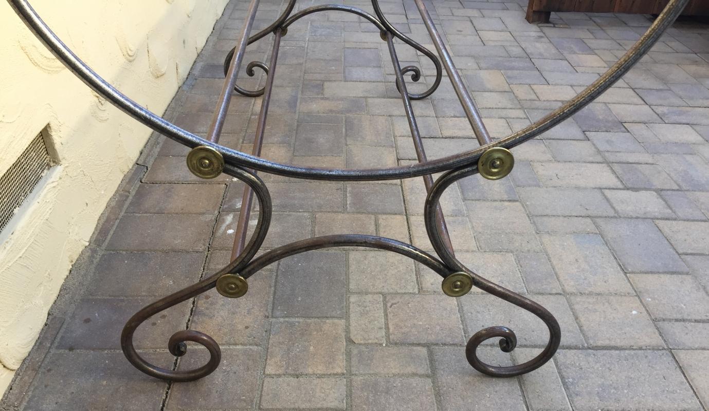 French Butcher's dining table base