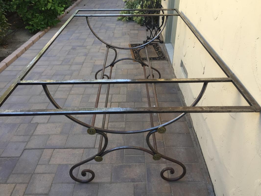 French Butcher's dining table base