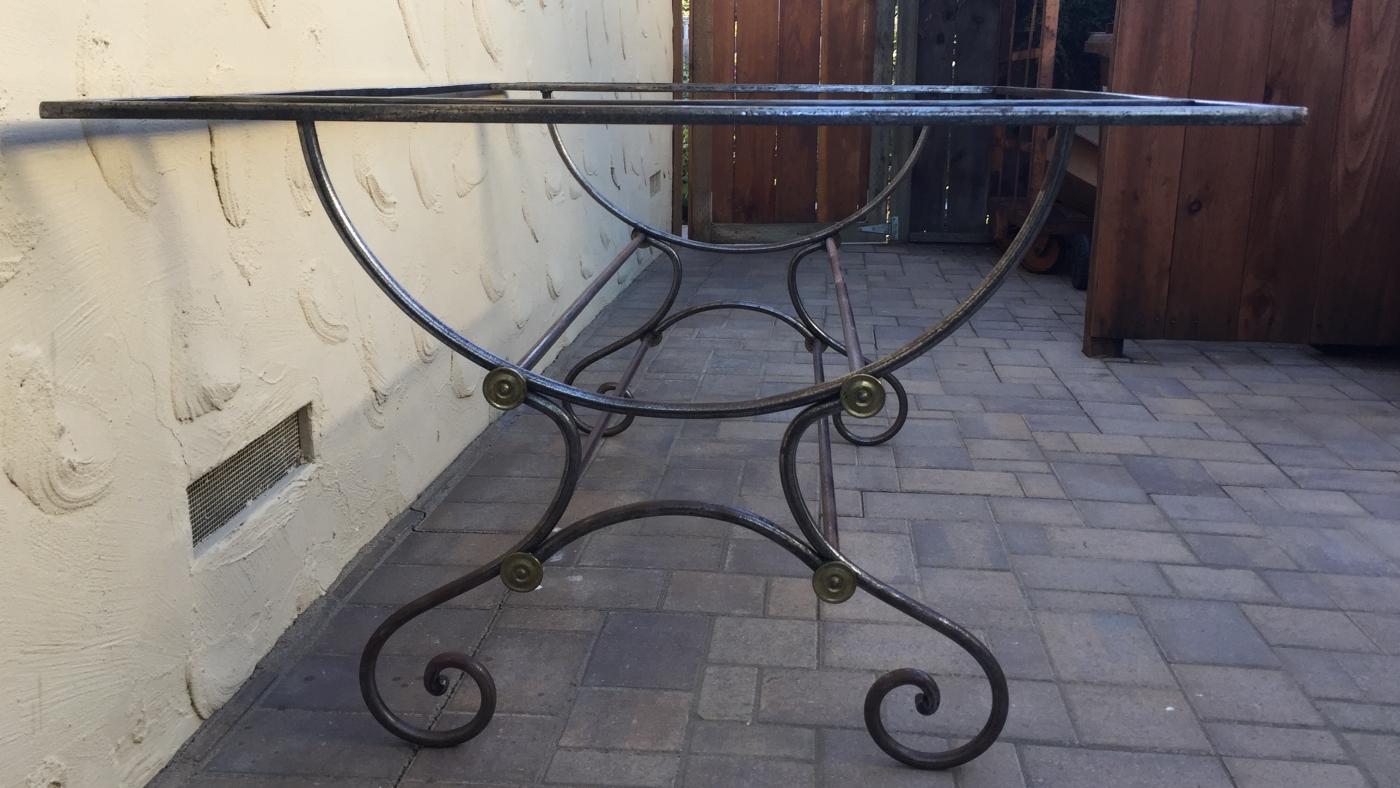 French Butcher's dining table base
