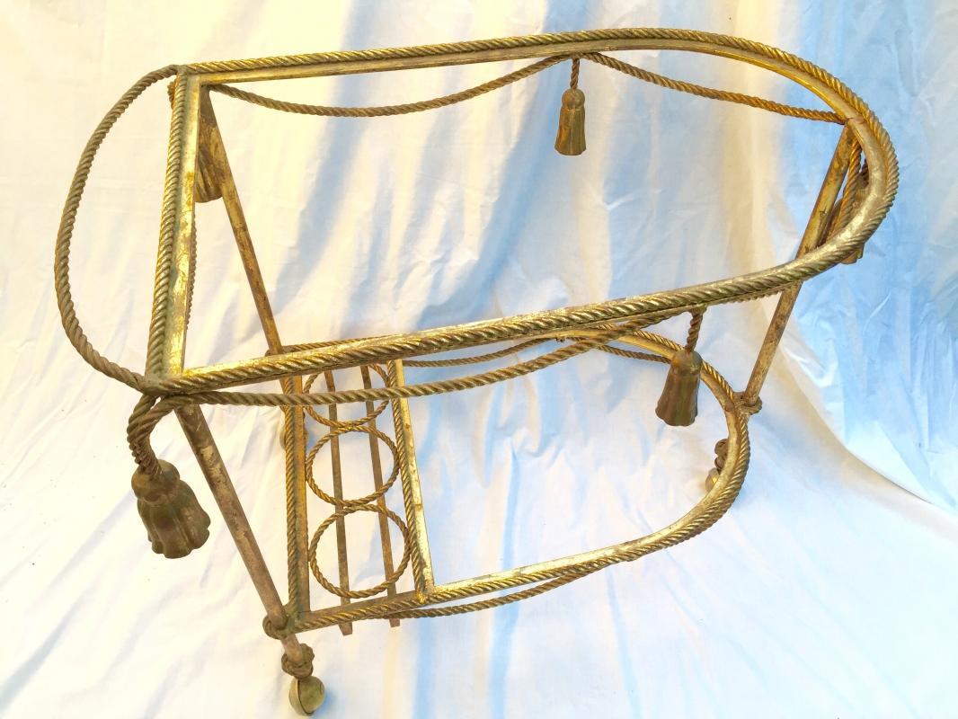Hollywood Regency vintage Italian Bar Cart