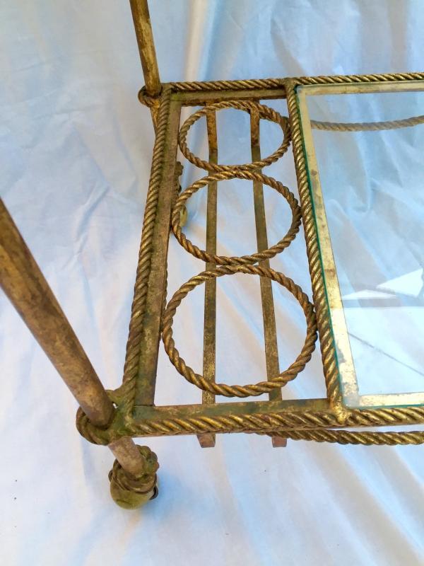 Hollywood Regency vintage Italian Bar Cart