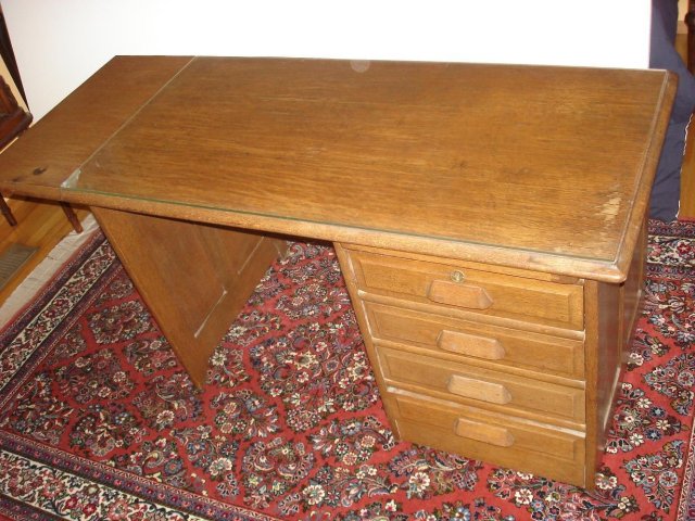 Antique Oak Child Desk