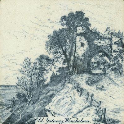 English Picture Tile Minton