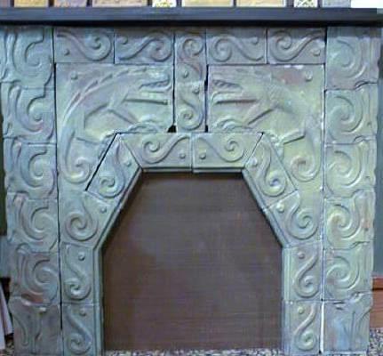 Tile Fireplace Surround Arts & Crafts