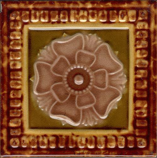 English Majolica Tile