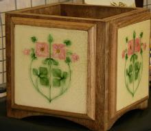 Art Nouveau Tile Planter