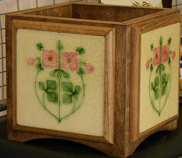 Art Nouveau Tile Planter