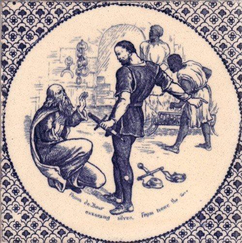 Antique Picture Tile Wedgwood