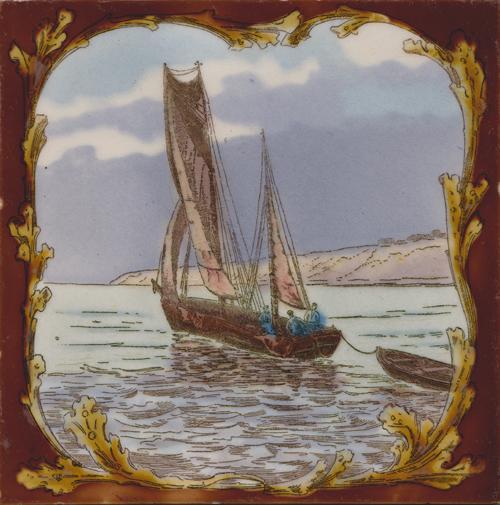 Longwy Boat Tile 8
