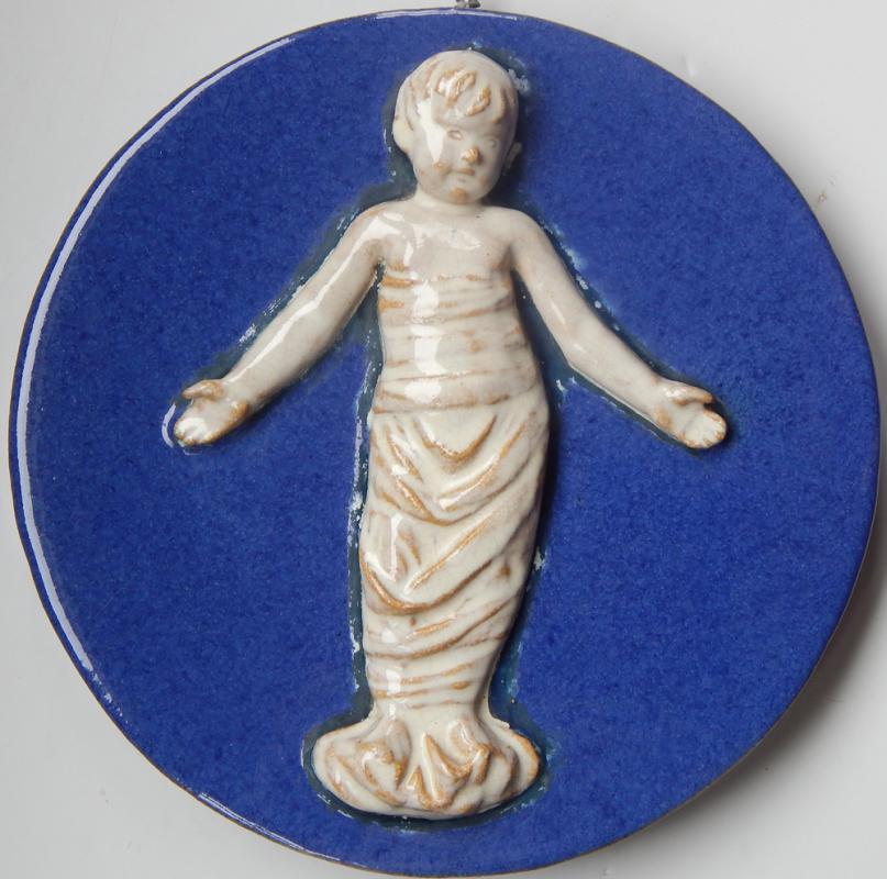 Grueby Faience Tile Bambino