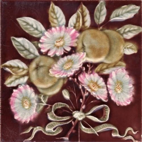 English Majolica Tile