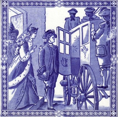 English Transfer Tile Cinderella