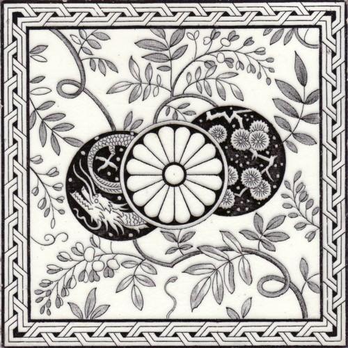 English Transfer Tile by Minton's