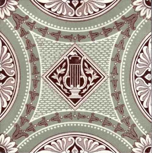English Transfer Tile by Minton
