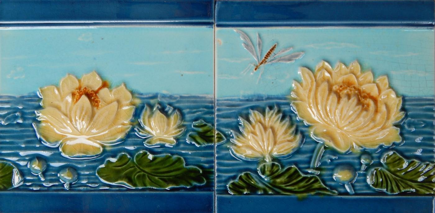 German Water Lily Tiles