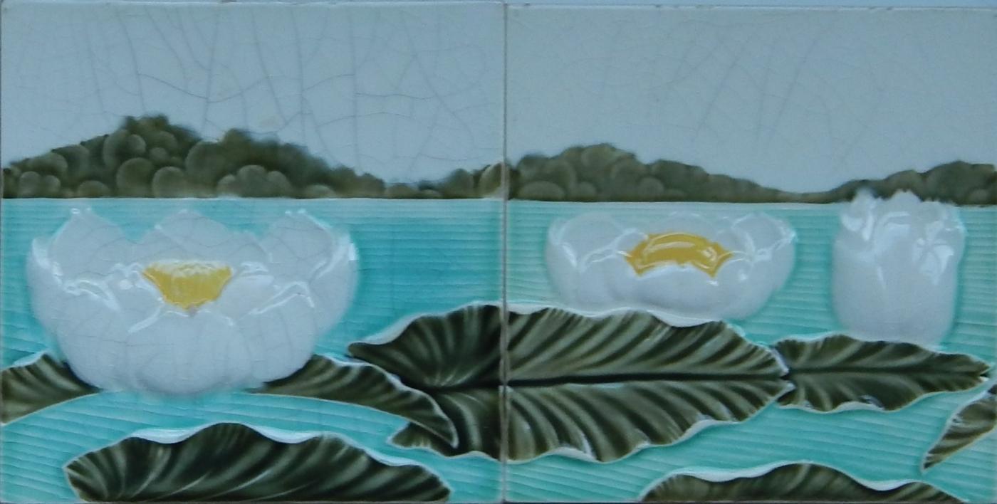 German Water Lily Tiles