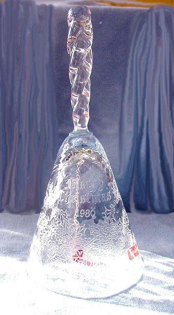 Fostoria Christmas bell