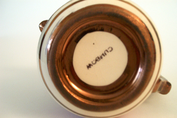 Copper Luster China pitcher