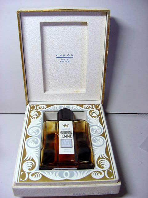 Caron perfume bottle with box.