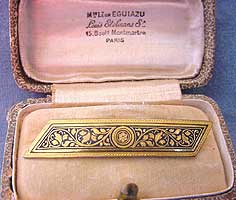 Toledo Bar Pin & original box