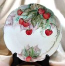 Hand painted Strawberries Plate