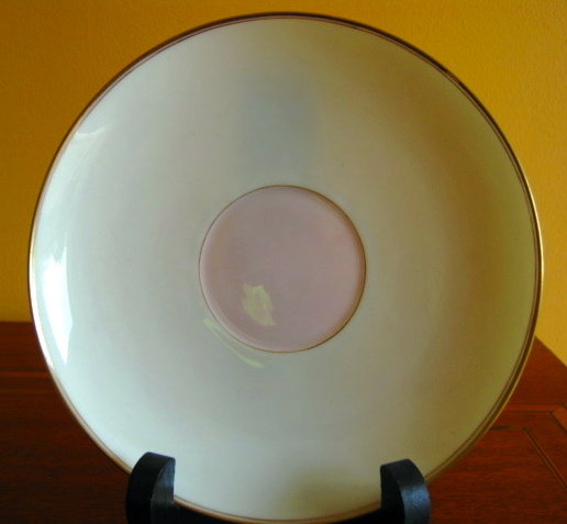 OTT & BREWER Belleek Cup & Saucer - ANTIQUE -