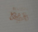 OTT & BREWER Belleek Cup & Saucer - ANTIQUE -