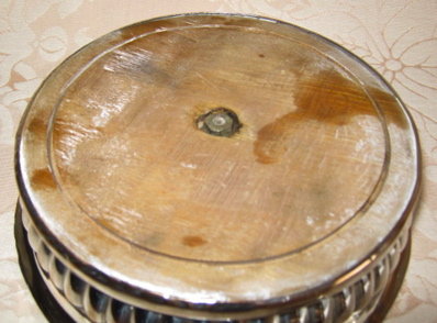 SHEFFIELD Silver WINE Coasters - Pair - ANTIQUE