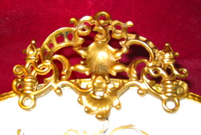 LIMOGES Server ORMOLU Mounts - Hand Painted -
