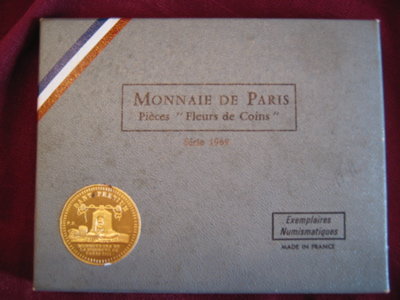 MONNAIE de Paris FLEURS de Coins 1969 French PROOF Set