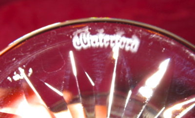 WATERFORD Lismore Salt & Pepper -Footed- VINTAGE