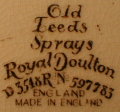 Royal Doulton Old Leeds Sprays Platter 16 inch