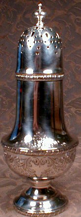 STERLING Whiting Muffineer Sugar Caster