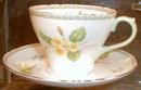 SHELLEY Yellow PRIMROSES Tea CUP and Saucer -