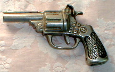 BULLDOG Cap TOY Gun VINTAGE Cast Iron