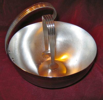 Chase Ice Bowl & Tongs Set - Deco -